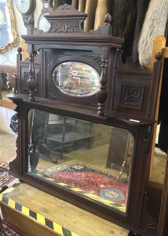 Victorian overmantel